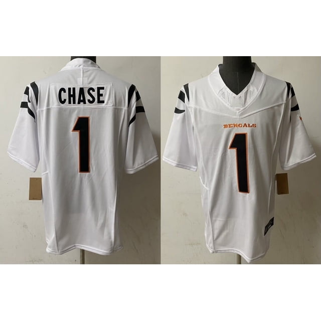 Football Jersey Tigers Bengals Retro Three Generations 9# Burrow 85#1#Chase Copy Player Name Jersey