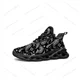 thumbnail image 1 of Zapatillas deportivas planas con estampado de cachemira para hombre y mujer, deportivas de alta calidad, con cordones, de malla, hechas a medida, color negro, 1 of 6