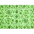 thumbnail image 1 of Ahgly Company Indoor Rectangle Abstract Green Modern Area Rugs, 6' x 9', 1 of 4
