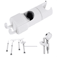 thumbnail image 2 of Support de Pomme de Douche pour Chaise de Douche, Support de Douche à Main Compatible avec Siège de Bain, Banc de Transfert, Tabouret de Bain, Commode de Douche, 1 * Support de Pomme de Douche à Main, Blanc, 2 of 8
