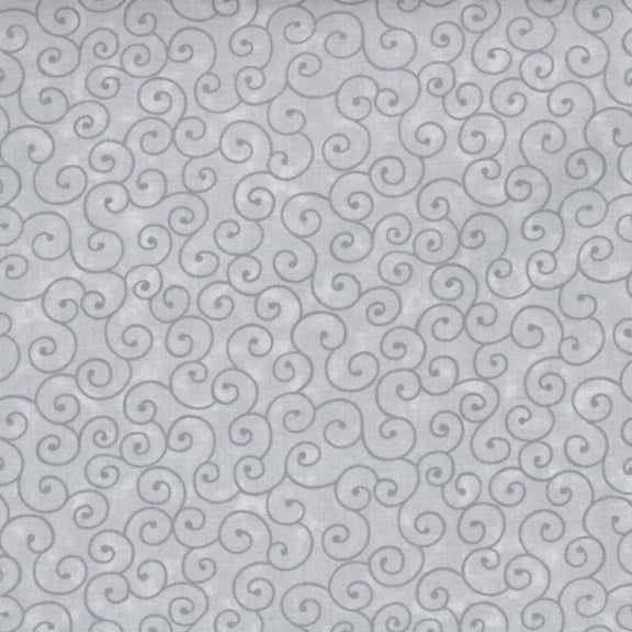 108 in.  Lt. Grey Tilt-a Whirl Cotton Wide Backing Quilt Fabric - shipping included*