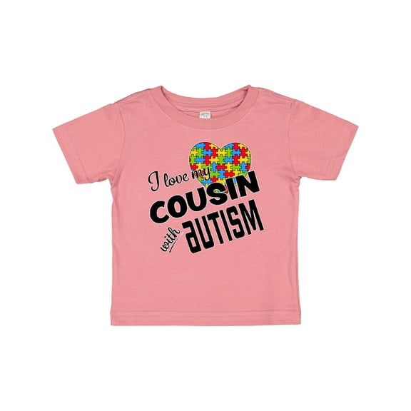 Inktastic I Love My Cousin with Autism Boys or Girls Baby T-Shirt