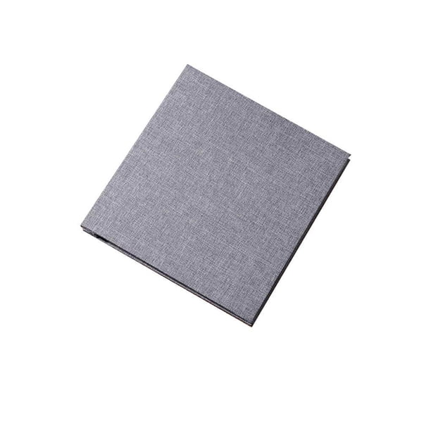 Matsuzay Álbum de recortes autoadhesivo de lino de 16 pulgadas, álbum de fotos DIY, libro de recuerdos hecho a mano de gran capacidad familiar Retro, Kits de decoración para fiestas Numero 3 Matsuzay HA024477-03