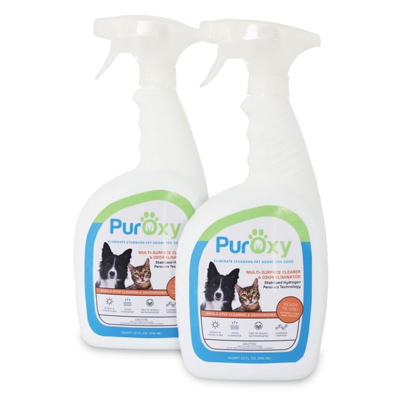 PurOxy 32oz Pet (Dog, Cat, Other) Stain & Odor Eliminator - 2 Pack