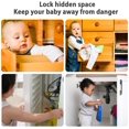 thumbnail image 5 of Pack Baby Safety Locks - Child Safety Lock, Baby Door Lock For Drawer, Door, Fridge, Etc, No Tools Required - 4 Gray + 4 Green, 5 of 5