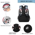 thumbnail image 4 of FORMRS Unisex School Backpack 17" Student Travel Bag with Laptop Compartment, Christmas Santa, 4 of 7