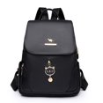 thumbnail image 2 of Mochila De cuero suave de Pu para mujer, Bolso pequeño ligero de viaje de ocio al aire libre, versátil, a la moda Fivean unisex, 2 of 2