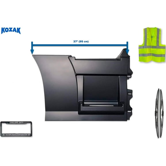 KOZAK Compatible with Volvo VNL 2004-2017 Rear Step Side Fairing Panel Right Side 37" (95 cm)