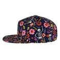 thumbnail image 3 of Fotbe Dancing Skeletons Floral Garden Flat Bill Visor Cap Classic Snapback Hat Polyester Foam Trucker Hat Trucker Cap Adjustable Baseball Cap, 3 of 9