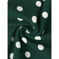 thumbnail image 5 of INSPIRE CHIC Polka Dot Dress for Women's Summer Sleeveless Crew Neck Mini Dress Trendy M Dark Green, 5 of 5