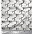thumbnail image 1 of Soimoi Cotton Jersey Fabric Dalmatian Dog Print Fabric by The Yard 58 Inch Wide, 1 of 3
