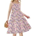 thumbnail image 1 of Vestido de verano Arshiner para niña pequeña, 4-5T, con bolsillos, 1 of 6