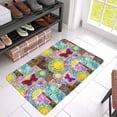 thumbnail image 3 of MKHERT Watercolor Ornamental Mandala Floral Pattern with Butterflies Doormat Rug Home Decor Floor Mat Bath Mat 30x18 inch, 3 of 3