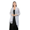 thumbnail image 2 of vnanda Party Shawl Scarf Solid Color Chiffon Bride Shawl for Wedding Evening Dress Parties Lightweight Non-fading Women's Scarf for Bridesmaids Prom, 2 of 8