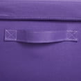 thumbnail image 2 of Urban Shop Collegiate Fabric Bin with Lid, (Set of 2), Purple, 2 of 5
