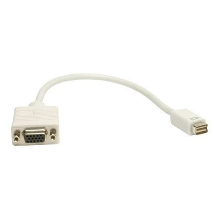 Tripp Lite Mini DVI to VGA Cable Adapter, Video Converter for Macbooks and iMacs (M/F)