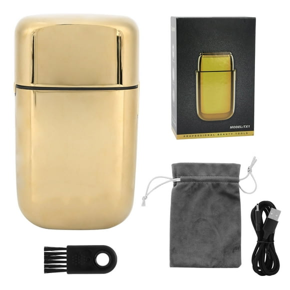 Oubit Beard Trimmer,Metal Double Foil Shaver Rechargeable Shaver Men Electric Razor Best in Class