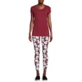 thumbnail image 2 of No Boundaries Juniors' Ankle Holiday Leggings, 3-Pack, 2 of 5