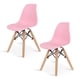 thumbnail image 1 of Sillas Infantiles para Niños con Asiento Ergonomico de Plastico y Estructura de Madera Diseño Tipo Eames - Sillas Preescolar Estilo Moderno con Soporte de Acero Set 2 Piezas, 1 of 5