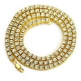 thumbnail image 2 of Collar de tenis con hebilla de hielo y cadena de diamantes de una hilera popular de hip-hop europeo y americano para hombres, 2 of 5