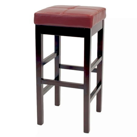 Square Backless Bar Stool - Valencia Square Backless Bar Stool, Multiple Colors