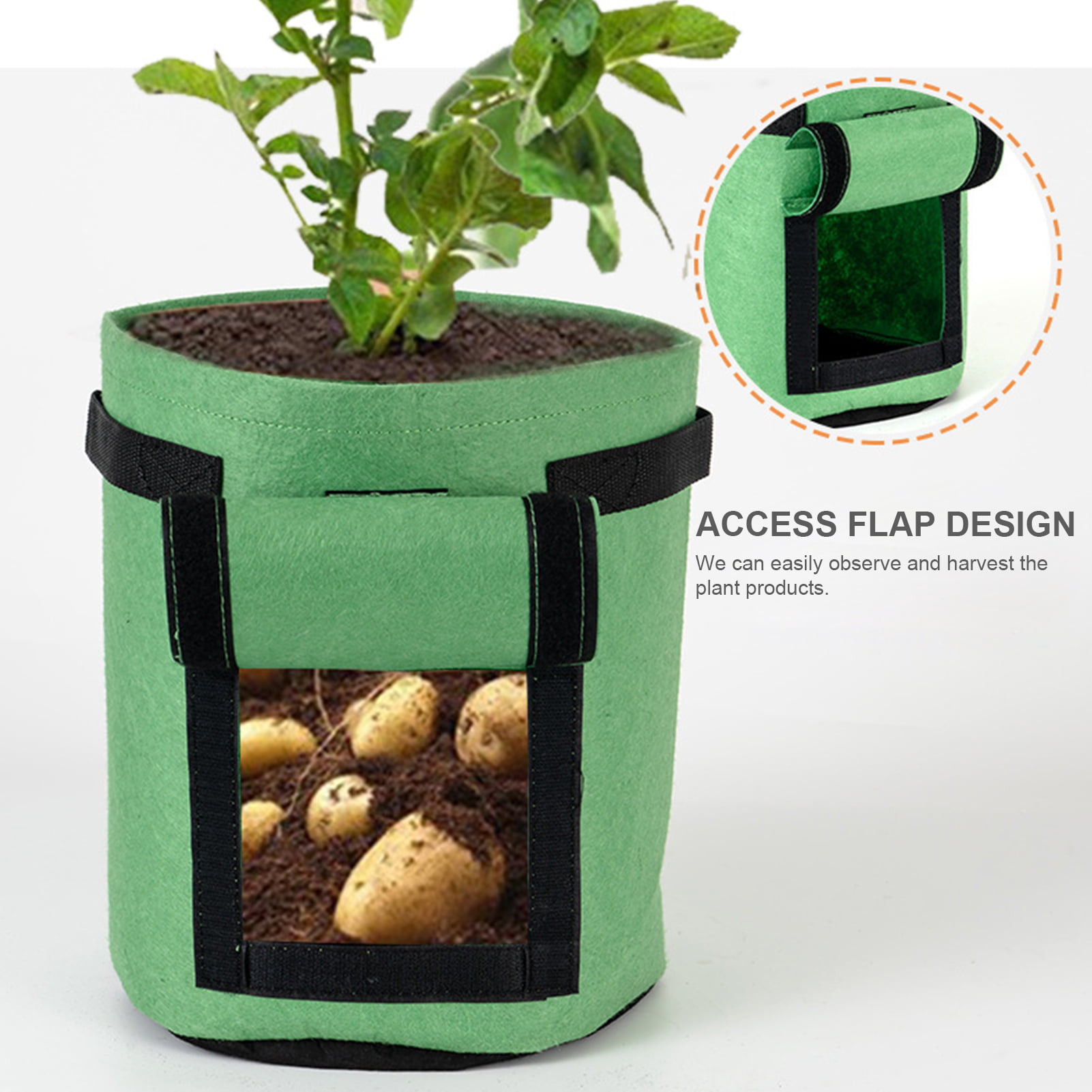 Details about   Planting Grow Bag Potato Strawberry Vegetable Planter Bags Garden Supplies\