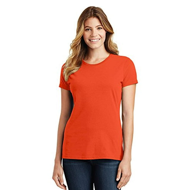 Port & Company &174; Tee-Shirt Favori des Fans pour Dames. Lpc450 4TG Orange