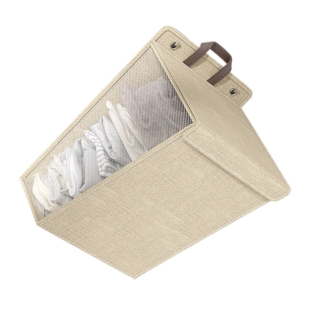 Cesta de ropa Wosthever para colgar en la pared Beige 56*39*13cm