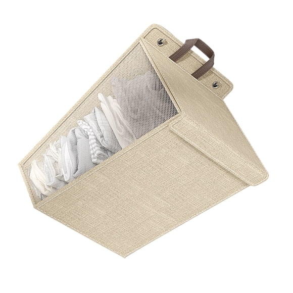 Cesta de ropa Wosthever para colgar en la pared Beige 56*39*13cm
