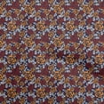 thumbnail image 1 of oneOone Cotton Silk Red Fabric Abstract Floral Craft Projects Decor Fabric Printed By The Yard 42 Inch Wide, 1 of 4