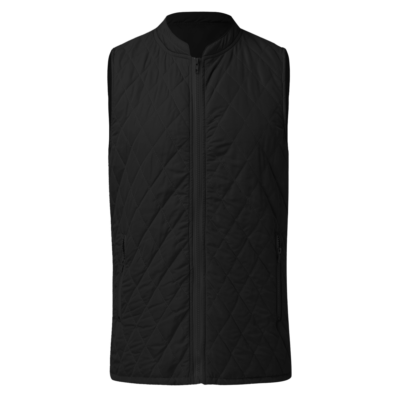 Gibobby Work Vest For Men's Winter Puffer Vest Quilted Soft Fur Lining