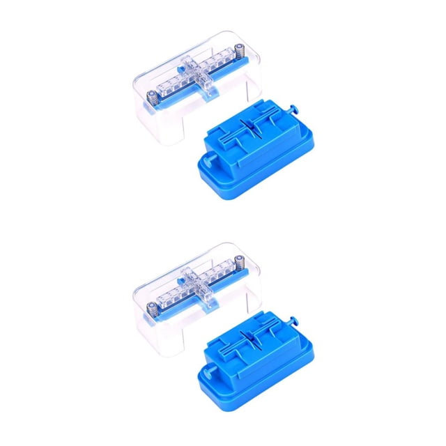 Cateissary Dispensador divisor de pastillas de ABS: solución para necesidades de medicamentos Cortador de pastillas Dispositivo de seguridad para Como se muestra 2Conjunto