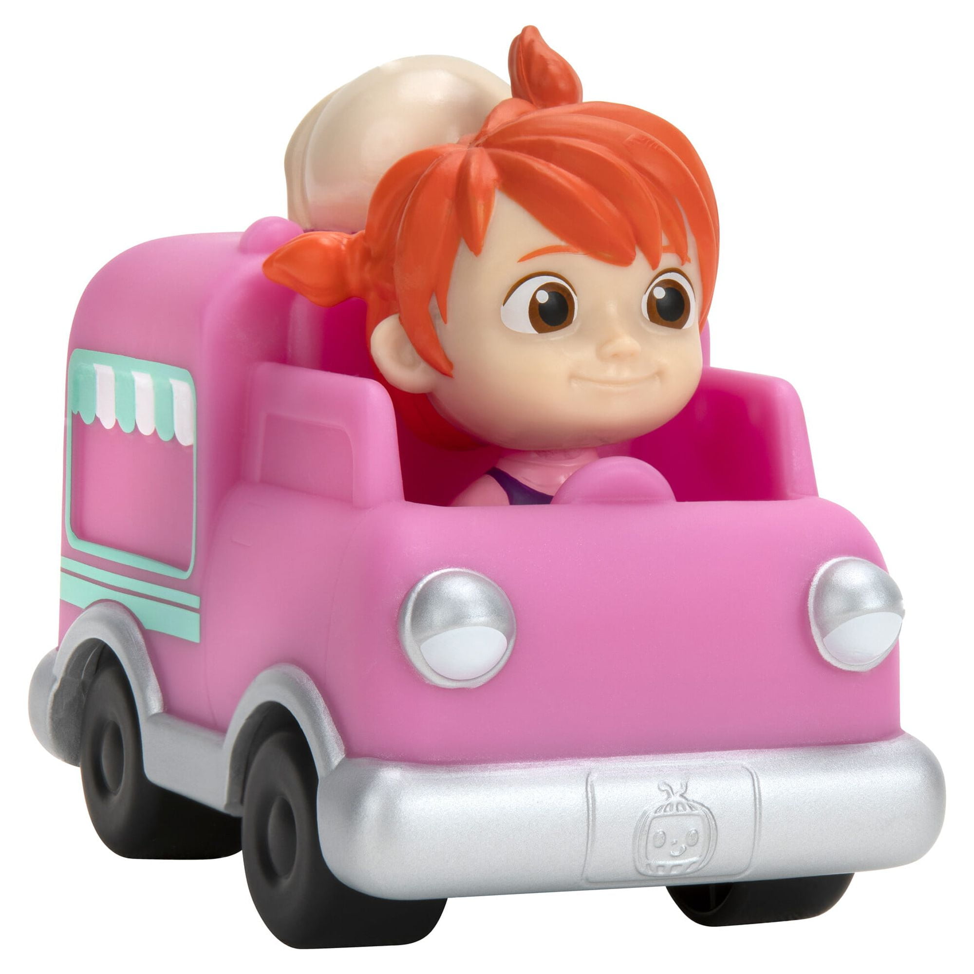 Jazwares Cocomelon TomTom Mini Figure Rouge Camion de Pompier Véhicule Jouet Voiture