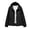 Black, variant on Oversized Hooded Jacket for Women, Lightweight Zip Up Short Style, Casual Spring Fall Outerwear, 1 Piece, M-5XL, Plus Size Friendly