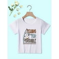 thumbnail image 2 of Kids' "Fishing for Trouble" Print Short Sleeve Cotton T-Shirt - Casual Crew Neck, Slight Stretch, Summer Tops for Boys, Knit Fabric, Regular Fit - Sizes for Ages 12 And Under, 2 of 8