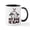 White/Black Inside, variant on CafePress - Snoopy: My Dad Is Rad Mug - 11 oz Ceramic Mug - Novelty Coffee Tea Cup