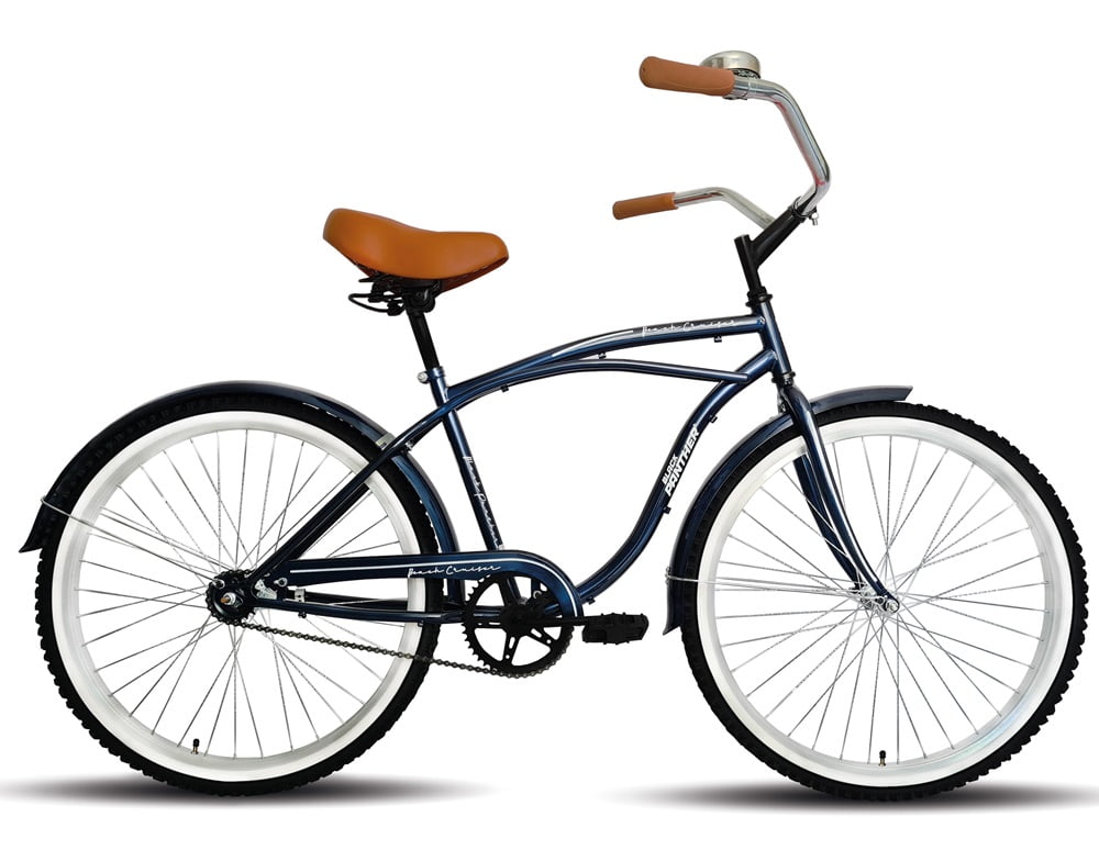 Bicicleta Vintage Cruiser Rodada 26 Con Canasta Y Timbre Verde