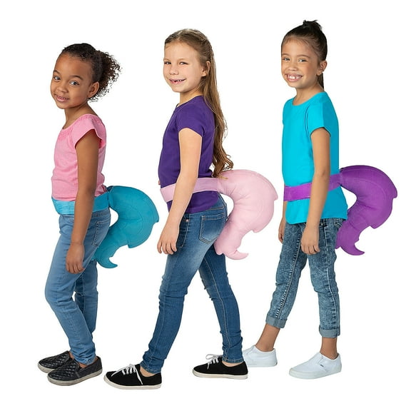 Plush Horse Tails, Apparel Accessories, Birthday, Party Favors, 6 Pieces