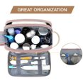 thumbnail image 2 of Toiletry Bag for Men, Canvas Travel Toiletry Organizer Dopp Kit Water-resistant Shaving Bag for Toiletries Accessories,Grey-Medium, 2 of 5
