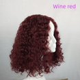 thumbnail image 4 of Peluca europea y americana para mujer, cabello corto y rizado, cabello pequeño, cabeza explosiva, pelucas de fibra química, 4 of 5