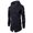 A-Grey1365, variant on Men's Faux Leather Panel Longline Zip Up Hooded Jacket Asymmetric Zipper Slim Fit Winter Daily Wear Hooded Coat