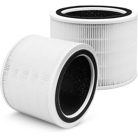 

Core 300 Replacement Filter Compatible with LEVOIT Core 300 & Core 300S Air Purifier Fenler 3-in-1 H13 True HEPA Filter Replacement Activated Carbon Filtration System Core300-RF 2 Pack White