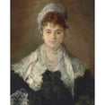 thumbnail image 2 of Hans Makart 20x24 Black Ornate Framed Double Matted Museum Art Print Titled: Portrait off and Lady, Possibly Johanna (Hanna) Elisabeth Mary Blinkoc, Princess Aloys of Liirca 1873-7, 2 of 5
