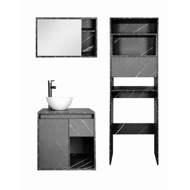 Combo Gabinete Para Baño DACA Con Sobre WC Y Botiquin .