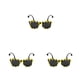 thumbnail image 5 of Sonducket Tocado de fiesta con colgante para el pelo para Cosplay, aspecto multiusos con gafas, accesorio de rendimiento, diadema con Type1 NO1, 5 of 6