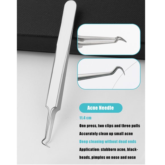 8Pcs Blackhead Remover Kit Professional Pimple Comedone Extractor Blemish Removal Kit