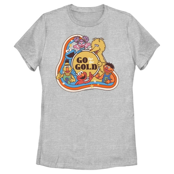 Women's Sesame Street Go for the Gold  Graphic T-Shirt
