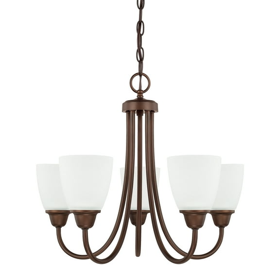 Capital Lighting 415151-337 Trenton 5 Light 21" Wide Chandelier - Bronze