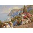 thumbnail image 2 of Obuchovsky, Yury 18x14 Black Ornate Wood Framed with Double Matting Museum Art Print Titled - Island Capri, 2 of 4