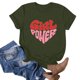thumbnail image 3 of Blusas de Manga Corta para las Mujeres Divertido Impreso Cuello Redondo Tee, Vintage Humor Gráfico Blusas de Primavera para las Mujeres, 3 of 3